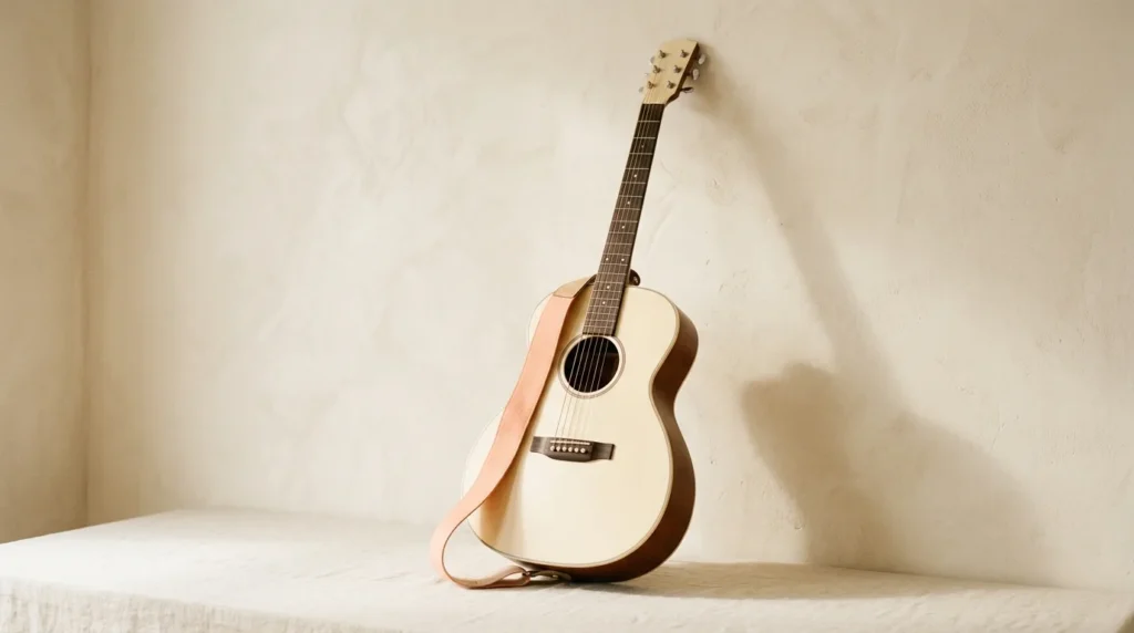 Cream acoustic guitar